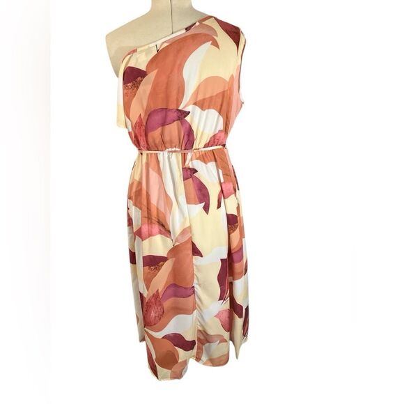 Nino Balcutti One Shoulder Dress New with Tags Size 8 - Picture 3 of 6